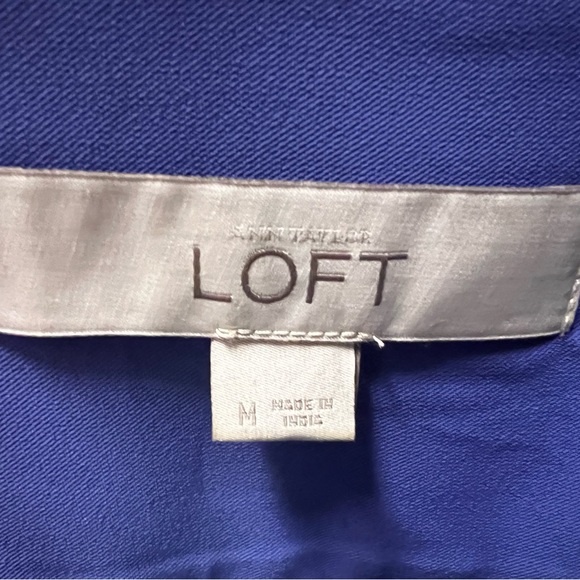 Ann Taylor LOFT Long Sleeved Tunic Dress in Periwinkle Medium - Picture 3 of 3